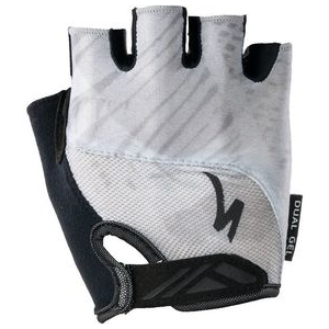 Specialized Body Geometry Dual-Gel Short Finger Glove - Women's Dove Gray Fern L