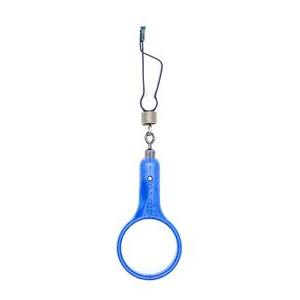 Hareline Stonfo Hackle Plier Short Spring Fly Fishing Tool BLUE