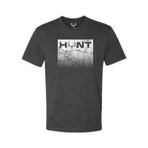Muley Freak Hunt Faded Tee Shirt - Men's Grey L