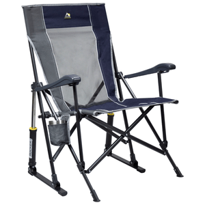 GCI Outdoor Roadtrip Rocker Folding Camp Chair Indigo Blue