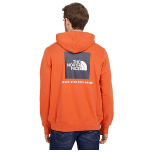 The North Face Box NSE Pullover Hoodie - Men's Burnt Ochre L