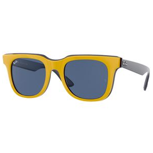 Ray-Ban RB4368 Sunglasses - Women's Yellow Red Light Blue / Dark Blue Non Polarized