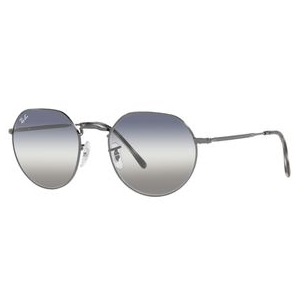 Ray-Ban Jack Sunglasses Gunmetal / Blue Grey Gradient Non Polarized