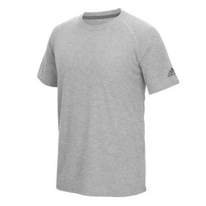 adidas Climalite Ultimate Short Sleeve T-Shirt - Men's Heather Grey XXL