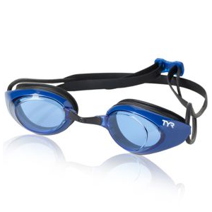 TYR Black Hawk Racing Performance Swim Goggle Blue / Navy One Size