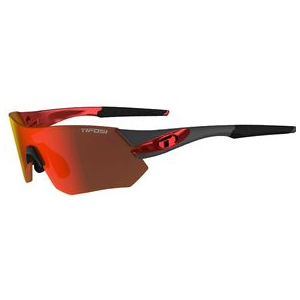 Tifosi Tsali Sunglasses Gunmetal / Red Clarion Red / AC Red / Clear Non Polarized