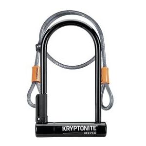 Kryptonite Keeper U-lock With 4' Cable Black 4'