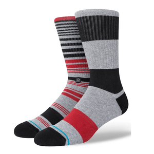 Stance Suited Crew Sock Heather Grey L