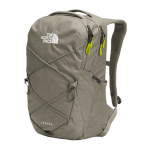 The North Face Jester 27L Backpack Mineral Grey / Sulphur Spring Green One Size