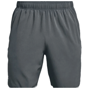 Under Armour HIIT Woven Shorts - Men's Pitch Gray / Mod Gray L 7.75" Inseam
