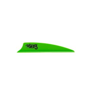 Bohning X3 Vane Neon Green 36 Pack 2.25"