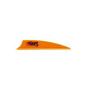 Bohning X3 Vane Neon Orange 36 Pack 2.25"