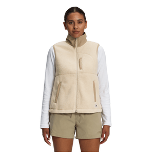 The North Face Cragmont Fleece Vest - Women's Bleached Sand / Hawthorne Khaki XS
