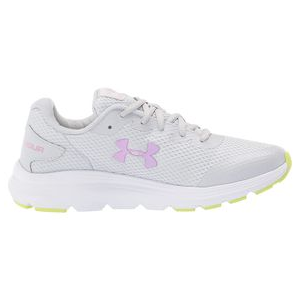 Under Armour Surge 2 Running Shoe - Youth Halo Gray / White / Pacific Purple 5Y REGULAR