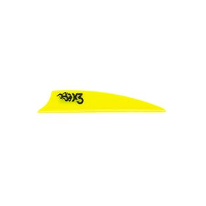 Bohning X3 Vane Neon Yellow 36 Pack 2.25"