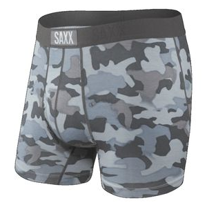 Saxx Ultra Boxer Brief - Men's Graphite Stencil Camo L