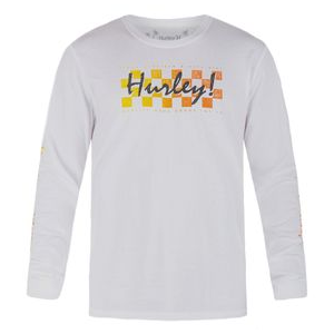 Hurley Everyday Washed Finishline Long Sleeve T-shirt - Men's White L