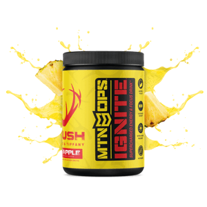 MTN OPS Ignite Supercharged Energy Drink Powder Crush Pineapple 45 Serving