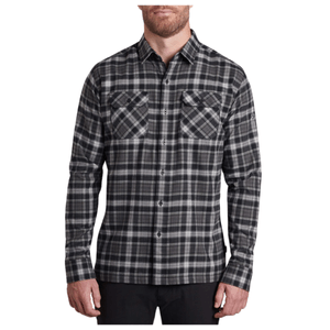 KUHL Dillingr Flannel Shirt - Men's Black Sage S