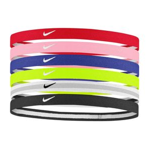 Nike Swoosh Sport 2.0 Headbands 6 Pack - Girls' University Red / Pink / Game Royal One Size 6 Pack