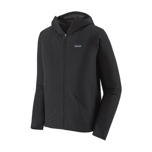 Patagonia R1 TechFace Hooded Fleece Jacket - Men's Black XS