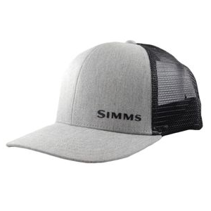 Simms Id Trucker Hat Heather Grey One Size