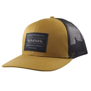 Simms Original Patch Trucker Hat Dark Bronze One Size