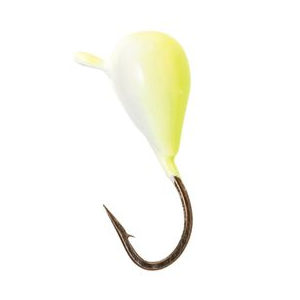 Eagle Claw Tungsten Arctic Ice Jig Chartreuse / White Uv 1/12 OZ
