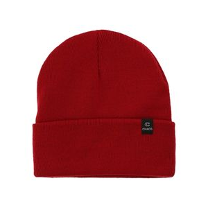 Chaos Flak Beanie Bright Red One Size