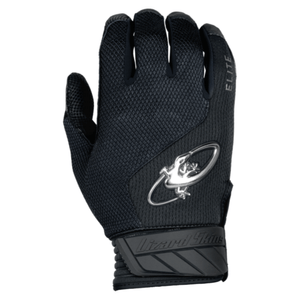 Lizard Skins Komodo Elite V2 Baseball Batting Gloves Jet Black L