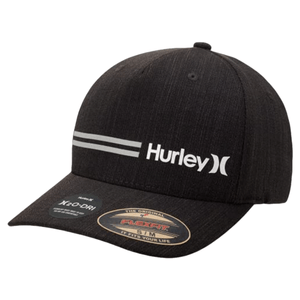 Hurley Hurley Men's - H2O-Dri Line Up Curved Brim Fitted Hat Black S/M