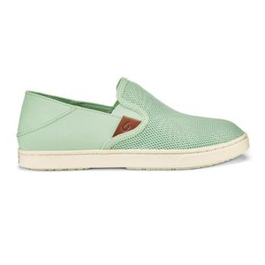OluKai Pehuea Slip-On Sneaker - Women's Pale Moss / Palm 9.5 Regular