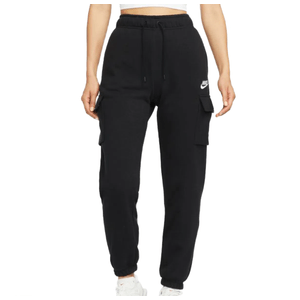 Nike Essentials Mid-rise Cargo Pants - Women's Black / White XL