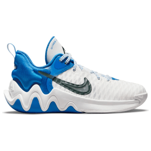 Nike Giannis Immortality Basketball Shoe - Youth Summit White / Noble Green / Signal Blue 3Y REGULAR