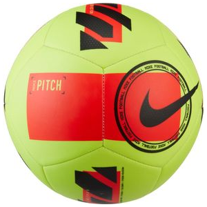 Nike Pitch Soccer Ball VoLight / Bright Crimson / Black 3