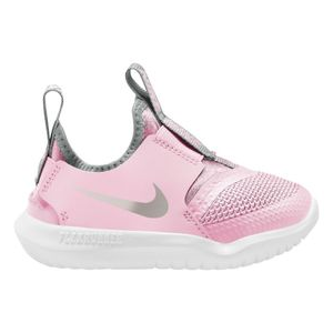 Nike Flex Runner Shoe - Toddler Pink Foam / Metallic Silver / Light Smoke Grey 10.0C REGULAR