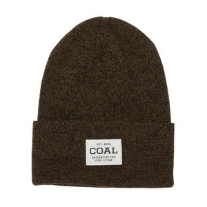 Coal The Uniform Knit Cuff Beanie Black / Brown Marl One Size