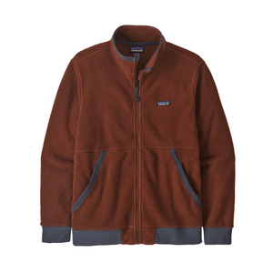 Patagonia Shearling Button Pullover Fleece - Men's Fox Red S