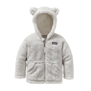 Patagonia Furry Friends Hoodie - Infant Birch White 2T