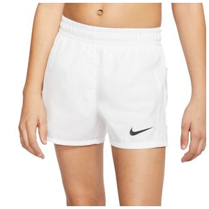Nike Dri-FIT Running Short - Girls' White / White / White / Black M Regular