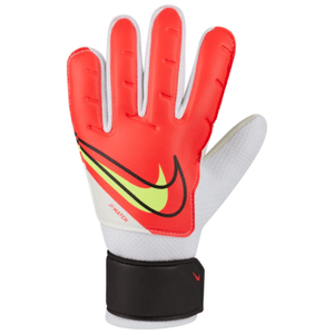 Nike Jr. Goalkeeper Match Soccer Gloves - Kids' Bright Crimson / Black / Volt 7
