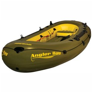 Airhead Angler Bay 6 Person Inflatable Boat 932434