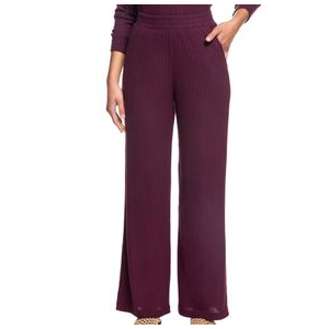 Roxy Comfy Place Cozy Ribbed Pants - Women's Fig S Regular