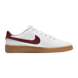 Nike Court Royale 2 Low Hard Court Tennis Shoe - Men's White / Team Red / Gum Light Brown 11.5 REGULAR