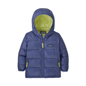 Patagonia Hi-Loft Down Sweater Hoodie - Infant Current Blue 18M