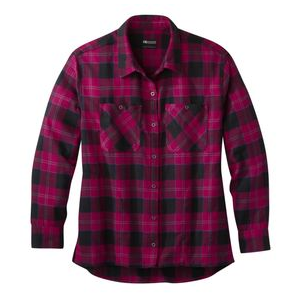 Outdoor Research Feedback Flannel Shirt - Women's Poppy Plaid XL