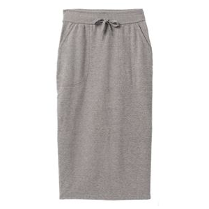 prAna Cozy Up Midi Skirt - Women's Heather Grey XS
