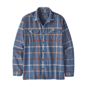 Patagonia Long-sleeve Midweight Fjord Flannel Shirt - Men's Brisk / Dolomite Blue S