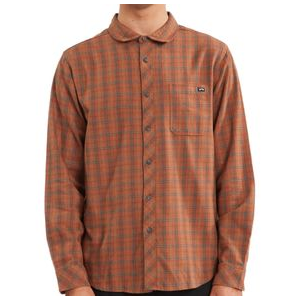 Billabong Coastline Flannel Shirt - Men's Orange Rust XXL