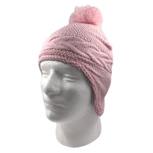 Chaos Aardvark Knit Beanie - Girls' Pink / Grey One Size